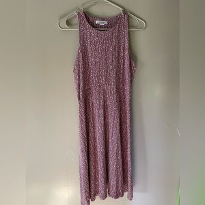 ATHLETA Santorini Thera Printed Dress SMALL S Bashful Rose S